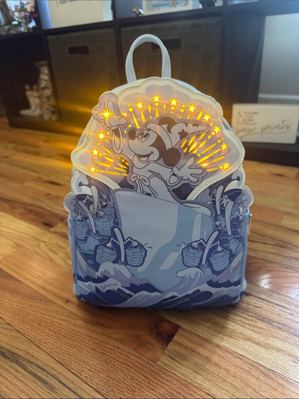 NWT Loungefly Disney Fantasia Light Up Mini Backpack - Picture 7 of 16